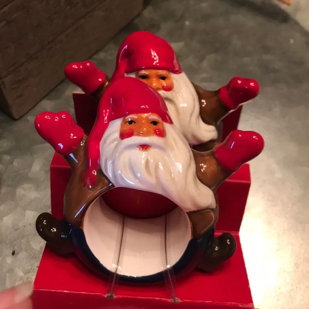 Williams-Sonoma Nordic Elf Napkin Rings